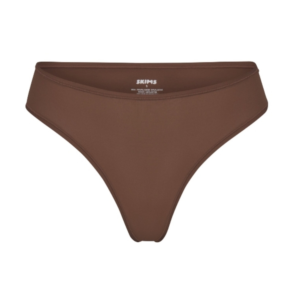 SKIMS- Fits Everyone " Thong " (UMBER-Limited Edition Color)-4X